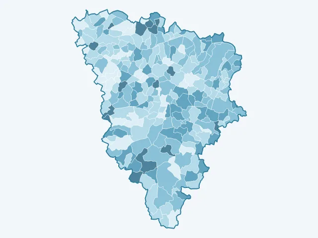 Carte du vote Anne Hidalgo dans les Yvelines (78)