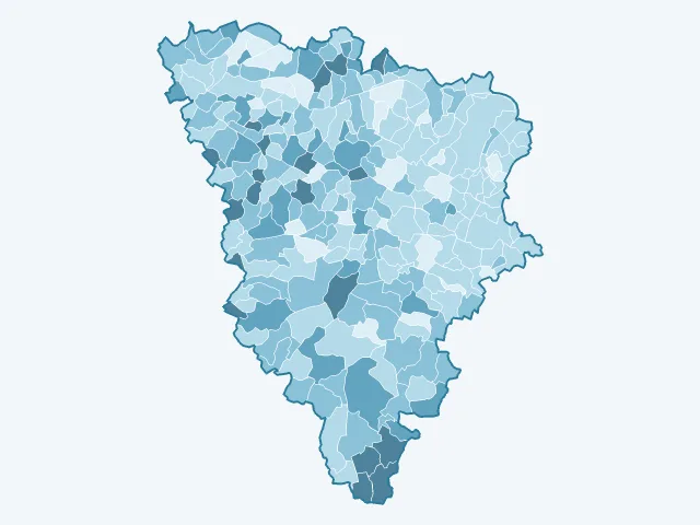 Carte du vote Jean Lassalle dans les Yvelines (78)