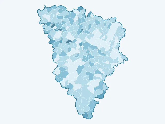 Carte du vote Philippe Poutou dans les Yvelines (78)