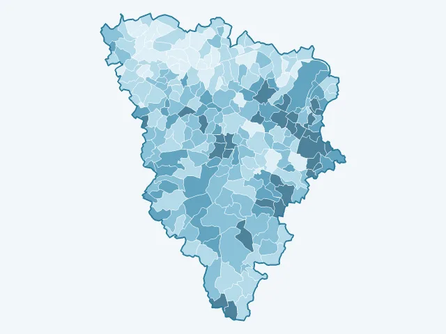 Carte du vote Valérie Pécresse dans les Yvelines (78)