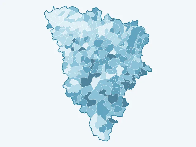 Carte du vote Yannick Jadot dans les Yvelines (78)