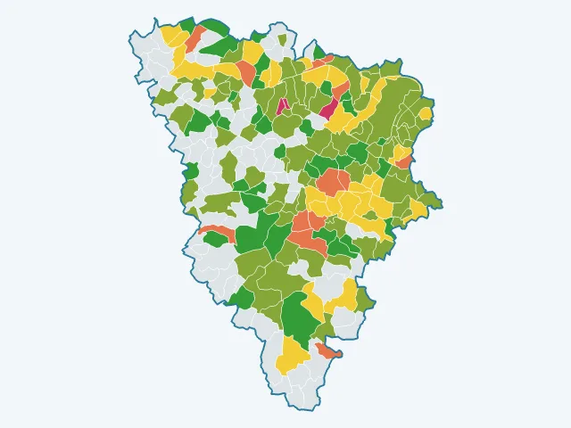 Carte du sentiment de sécurité dans les Yvelines (78)