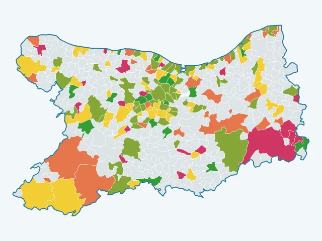 Carte des sports et loisirs dans le Calvados (14)