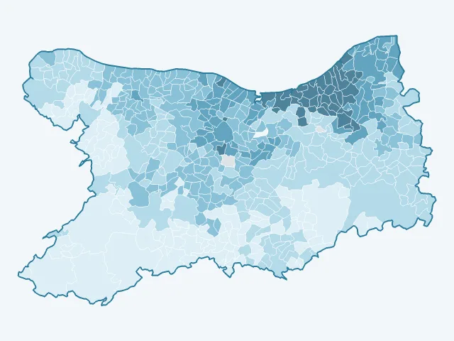 Carte des loyers dans le Calvados (14)
