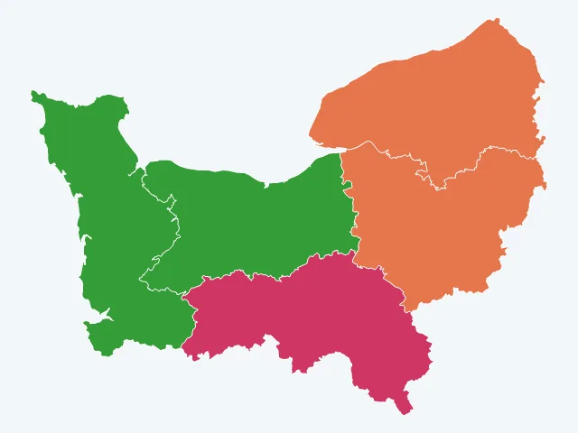 Carte des cambriolages en Normandie