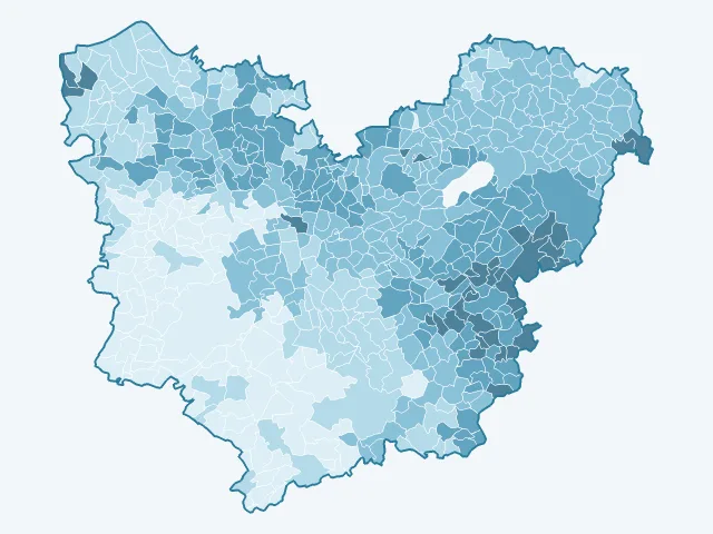 Carte des loyers dans l'Eure (27)