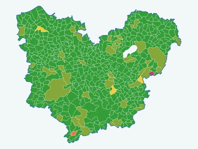 Carte des vols et dégradations dans l'Eure (27)