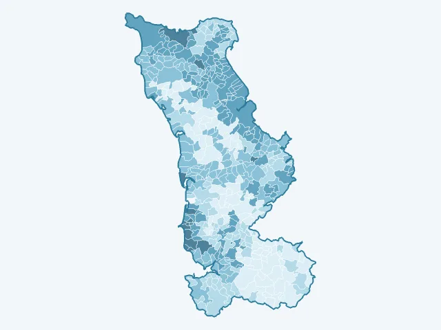 Carte des loyers dans la Manche (50)