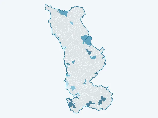 Carte du rendement locatif dans la Manche (50)