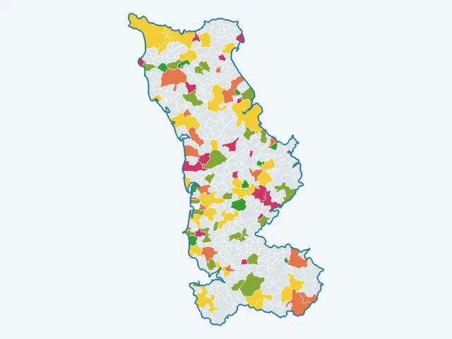 Carte de la vie pratique dans la Manche (50)