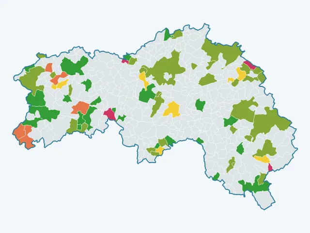 Carte du sentiment de sécurité dans l'Orne (61)