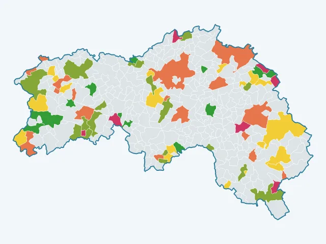 Carte de la vie pratique dans l'Orne (61)