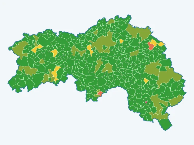 Carte des vols et dégradations dans l'Orne (61)