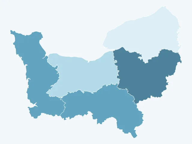 Carte des propriétaires en Normandie