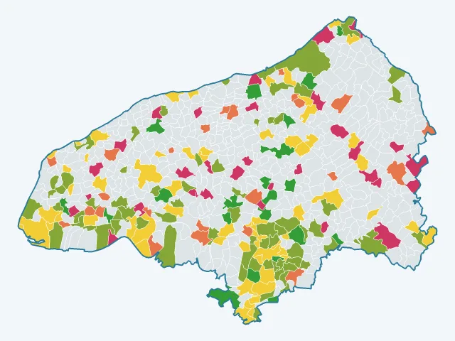 Carte des sports et loisirs dans la Seine-Maritime (76)