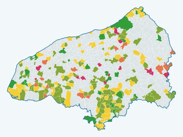 Carte de l'éducation et de la culture dans la Seine-Maritime (76)