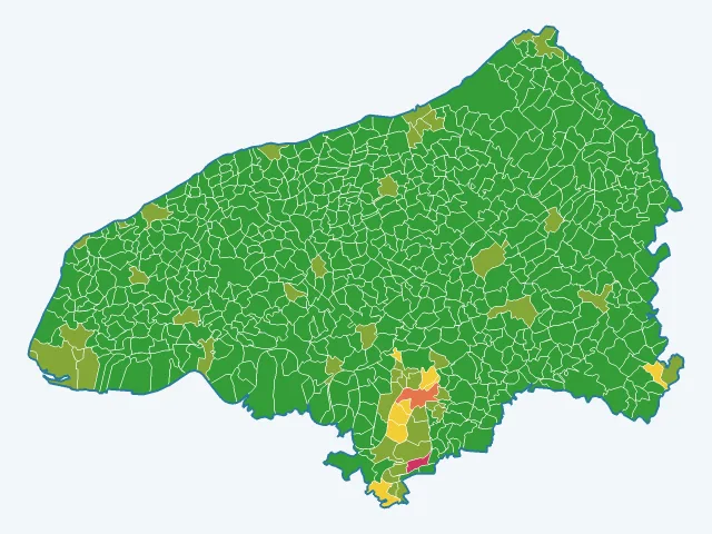 Carte des vols et dégradations dans la Seine-Maritime (76)