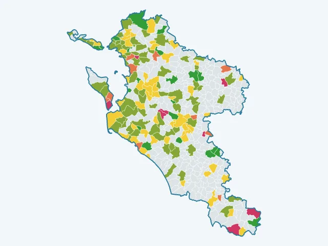 Carte de l'éducation et de la culture dans la Charente-Maritime (17)