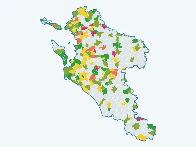 Carte de l'environnement dans la Charente-Maritime (17)