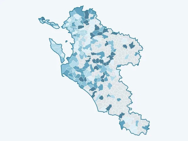 Carte de l'évolution des prix immobiliers dans la Charente-Maritime (17)