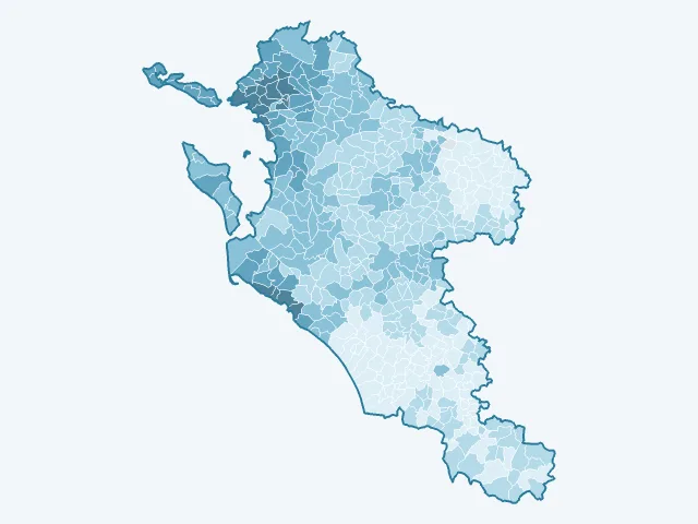 Carte des loyers dans la Charente-Maritime (17)