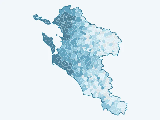 Carte des prix de l'immobilier dans la Charente-Maritime (17)