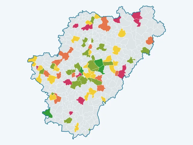 Carte des sports et loisirs dans la Charente (16)