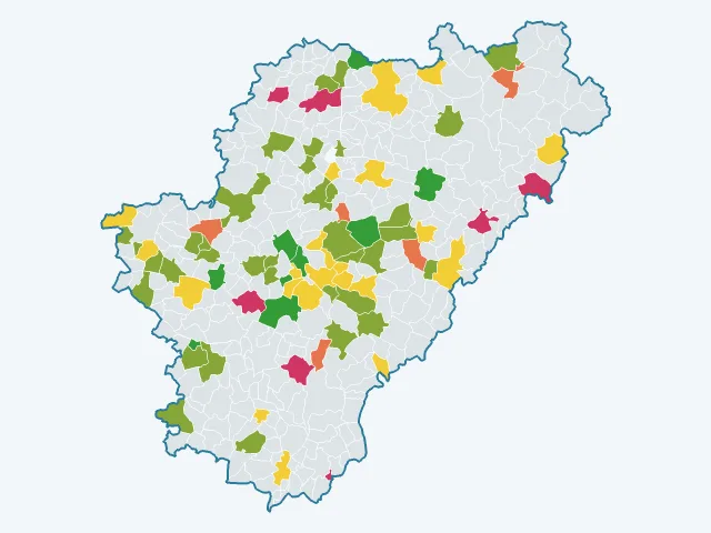 Carte de l'éducation et de la culture dans la Charente (16)