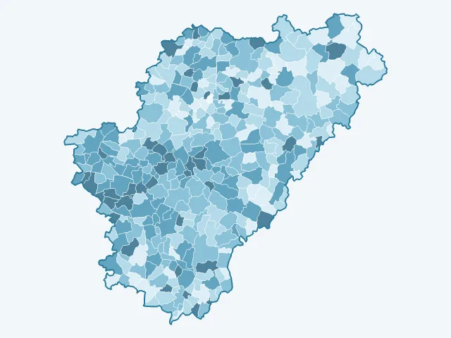 Carte du vote Emmanuel Macron dans la Charente (16)