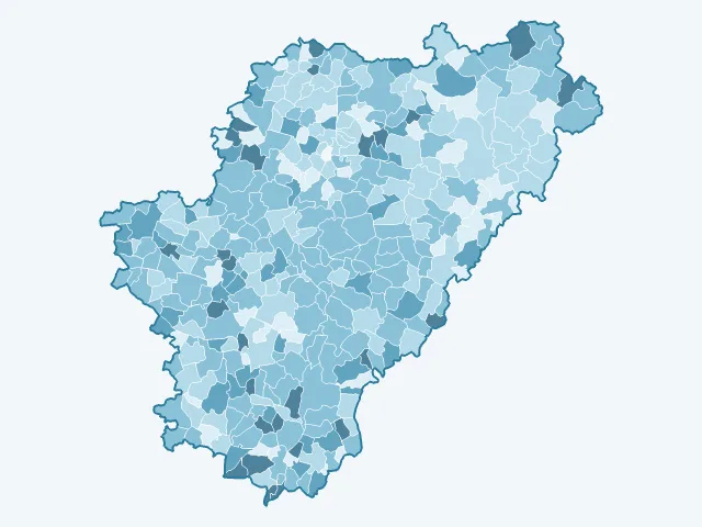 Carte du vote Éric Zemmour dans la Charente (16)