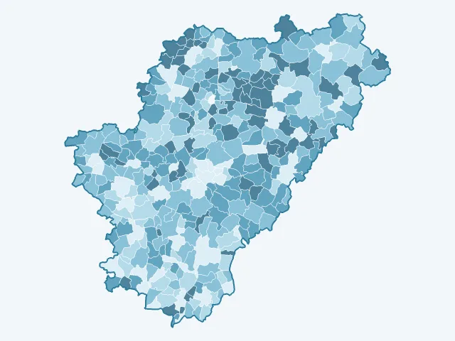 Carte des propriétaires dans la Charente (16)