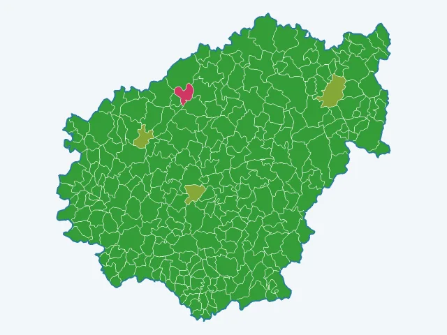 Carte des agressions physiques et sexuelles dans la Corrèze (19)