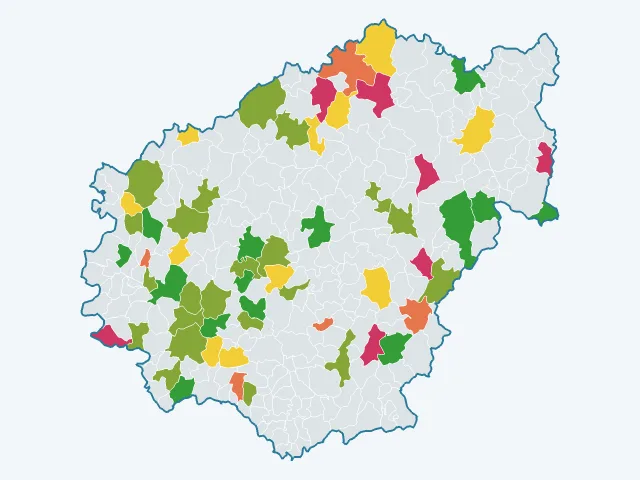 Carte de l'éducation et de la culture dans la Corrèze (19)