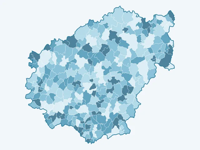 Carte des propriétaires dans la Corrèze (19)