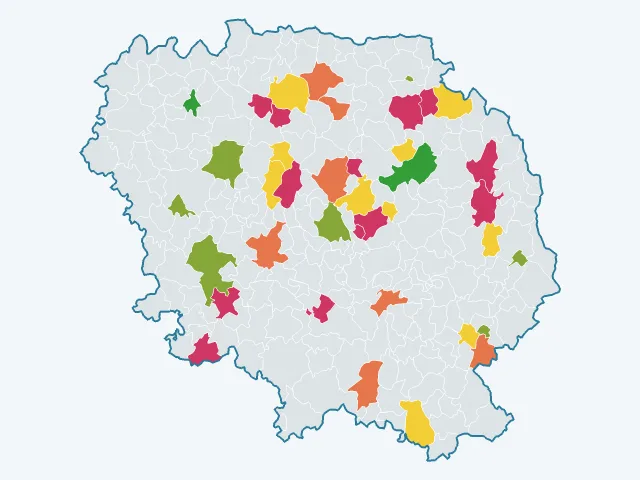 Carte des sports et loisirs dans la Creuse (23)