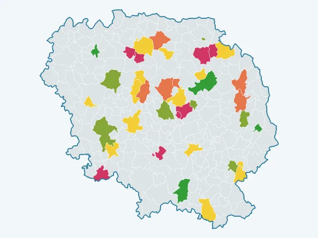 Carte de l'éducation et de la culture dans la Creuse (23)