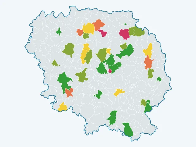 Carte de l'environnement dans la Creuse (23)