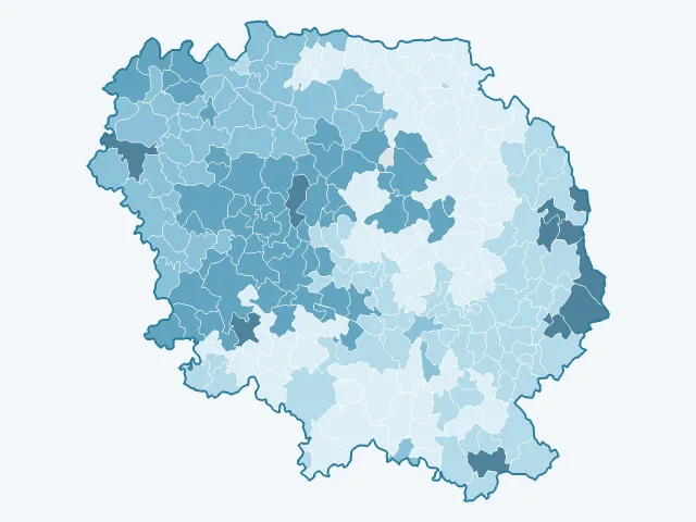 Carte des loyers dans la Creuse (23)