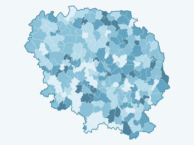 Carte du vote Éric Zemmour dans la Creuse (23)