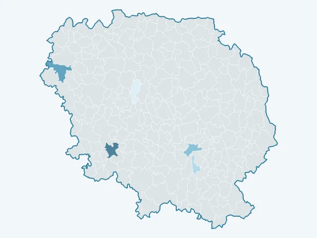Carte du rendement locatif dans la Creuse (23)