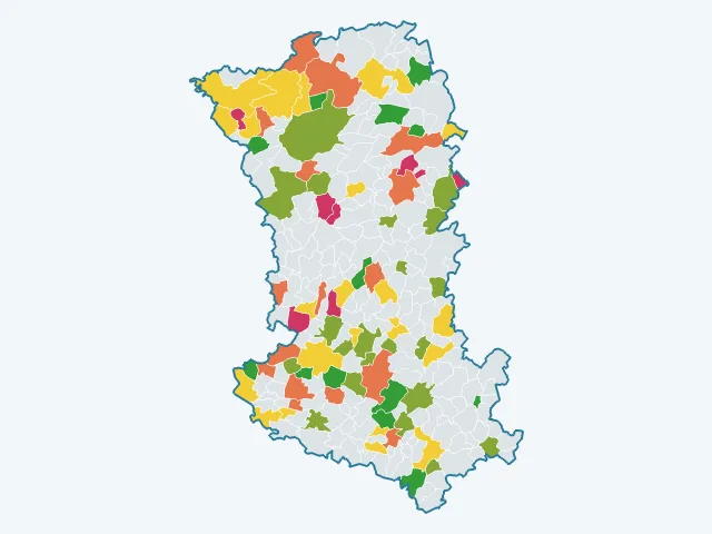 Carte des sports et loisirs dans les Deux-Sèvres (79)