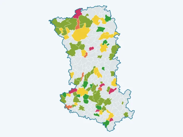 Carte de l'éducation et de la culture dans les Deux-Sèvres (79)
