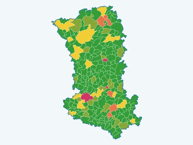 Carte des vols et dégradations dans les Deux-Sèvres (79)