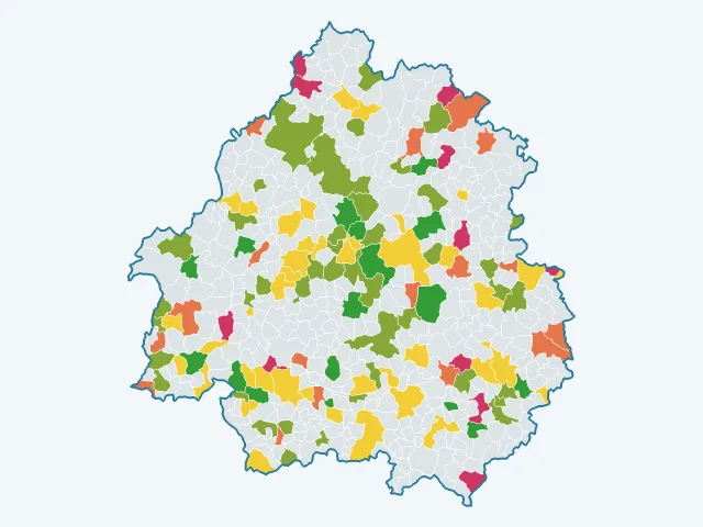 Carte des sports et loisirs dans la Dordogne (24)