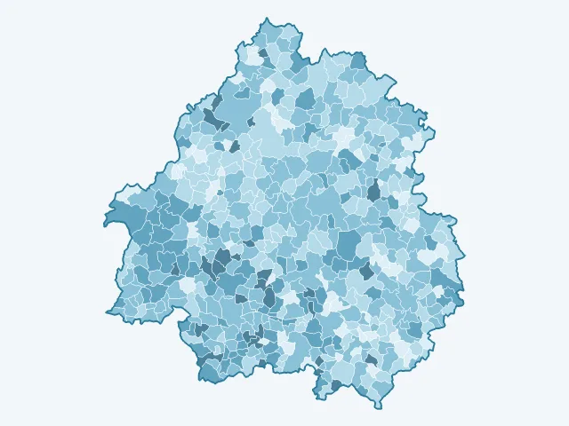 Carte du vote Éric Zemmour dans la Dordogne (24)