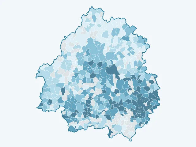 Carte des prix de l'immobilier dans la Dordogne (24)