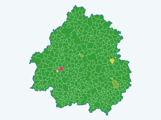 Carte des infractions liées aux stupéfiants dans la Dordogne (24)