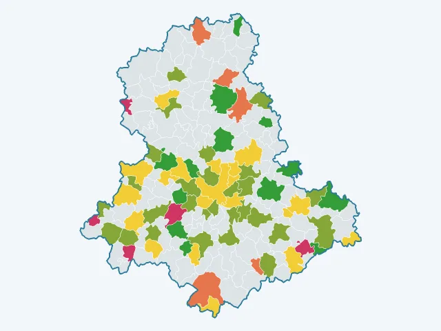 Carte de l'éducation et de la culture dans la Haute-Vienne (87)