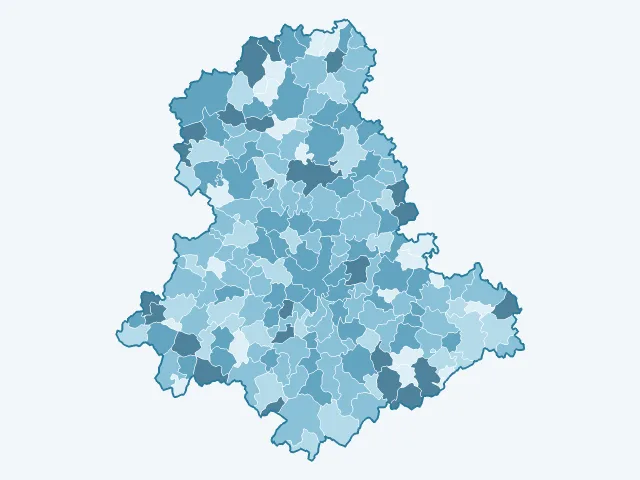 Carte du vote Éric Zemmour dans la Haute-Vienne (87)