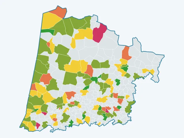 Carte de l'éducation et de la culture dans les Landes (40)